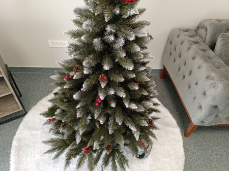 Brad artificial Christmas Deluxe, Frasin de Munte, 2D, 150cm [9]