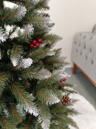 Brad artificial Christmas Deluxe, Frasin de Munte, 2D, 150cm [7]