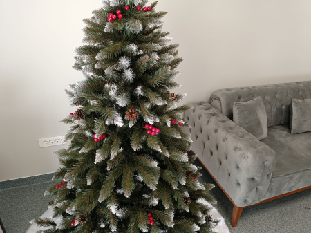 Brad artificial Christmas Deluxe, Frasin de Munte, 2D, 180cm [3]