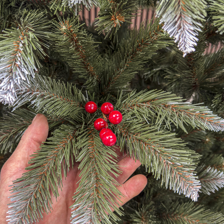 Brad artificial Christmas Deluxe, Frasin de Munte, 2D, 240cm [3]