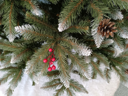 Brad artificial Christmas Deluxe, Frasin de Munte, 2D, 240cm [10]