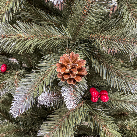 Brad artificial Christmas Deluxe, Frasin de Munte, 2D, 240cm [6]