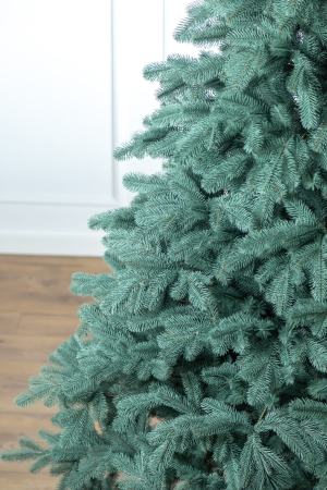Brad artificial Christmas Deluxe, Kovalivka Select argintiu, integral 3D, 210 cm [6]