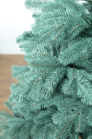 Brad artificial Christmas Deluxe, Kovalivka Select argintiu, integral 3D, 210 cm [10]