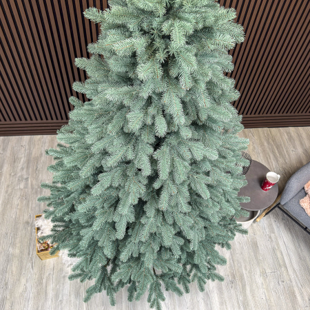 Brad artificial Christmas Deluxe, Kovalivka Select argintiu, integral 3D, 230 cm [2]