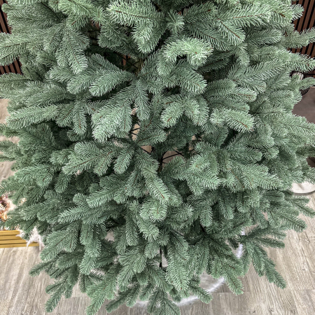 Brad artificial Christmas Deluxe, Kovalivska argintiu, 3D, 230 cm [1]