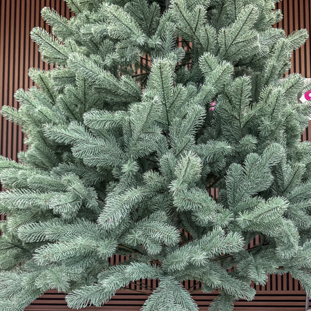 Brad artificial Christmas Deluxe, Kovalivska argintiu, 3D, 230 cm [3]