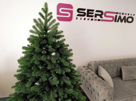 Brad artificial Christmas Deluxe by Sersimo, Kovalivska verde, 3D, 180cm [12]