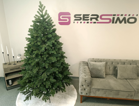 Brad artificial Christmas Deluxe by Sersimo, Kovalivska verde, 3D, 210cm [10]