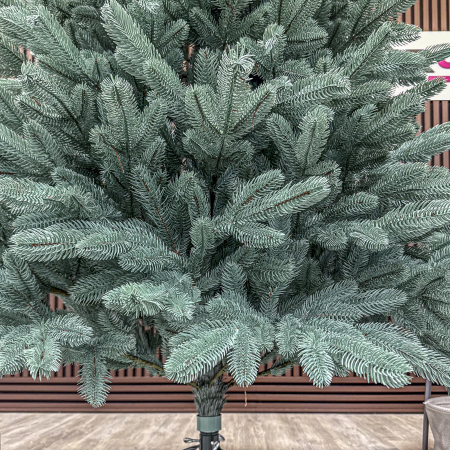Brad artificial Christmas Deluxe, Laponia Select argintiu, integral 3D, 180cm [3]