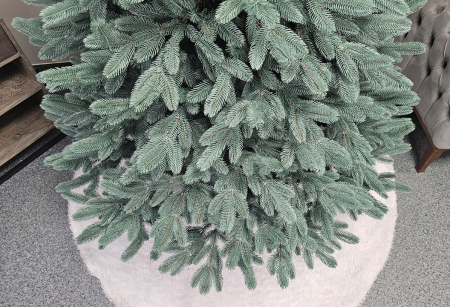 Brad artificial Christmas Deluxe by Sersimo, Laponia Select argintiu, integral 3D, 230cm [5]