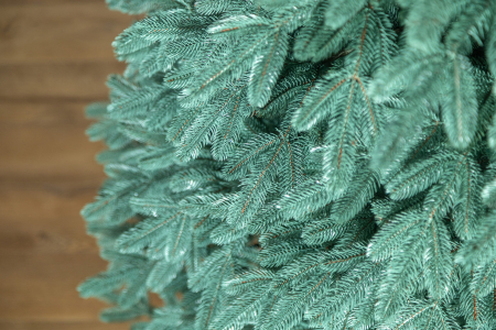 Brad artificial Christmas Deluxe, Laponia Select argintiu, integral 3D, 230cm [20]