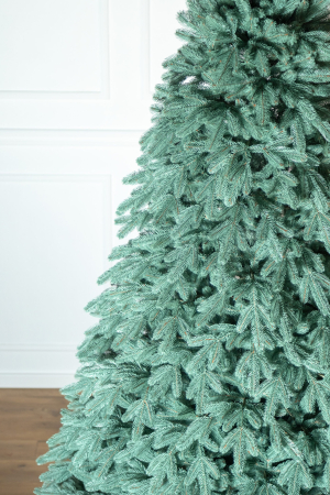 Brad artificial Christmas Deluxe, Laponia Select argintiu, integral 3D, 230cm [22]