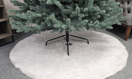 Brad artificial Christmas Deluxe, Laponia Select argintiu, integral 3D, 230cm [13]