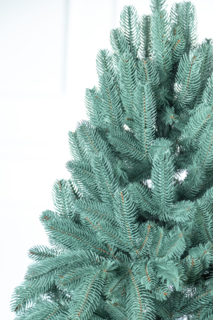 Brad artificial Christmas Deluxe, Laponia Select argintiu, integral 3D, 250cm [22]