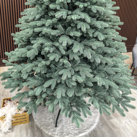 Brad artificial Christmas Deluxe, Laponia Select argintiu, integral 3D, 250cm [4]