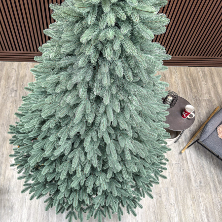 Brad artificial Christmas Deluxe, Laponia Select argintiu, integral 3D, 250cm [1]