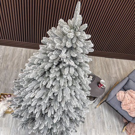 Brad artificial Christmas Deluxe, Laponia Select nins, integral 3D, 250cm [7]
