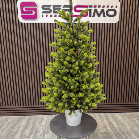 Brad artificial Christmas Deluxe by Sersimo, Viena Elite Spring in ghiveci, 3D, 110 cm [2]