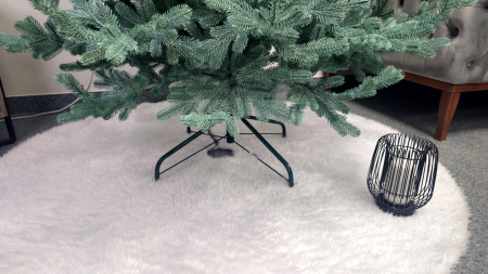 Brad artificial Christmas Deluxe, Viena Select argintiu, integral 3D, 210cm [3]