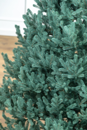 Brad artificial Christmas Deluxe, Viena Select argintiu, integral 3D, 210cm [8]
