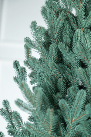 Brad artificial Christmas Deluxe, Viena Select argintiu, integral 3D, 210cm [16]