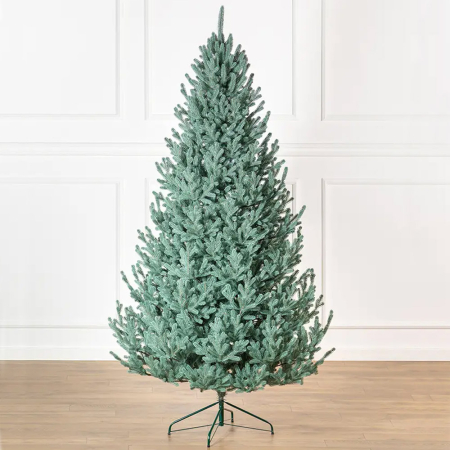 Brad artificial Christmas Deluxe by Sersimo, Viena Select argintiu, integral 3D, 230cm [11]