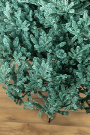 Brad artificial Christmas Deluxe, Viena Select argintiu, integral 3D, 210cm [11]