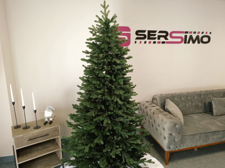 Brad artificial Christmas Deluxe by Sersimo, Viena Slim, 2D+3D, 210cm [14]