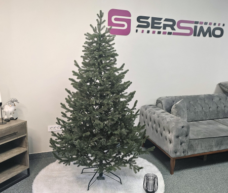 Brad artificial Christmas Deluxe by Sersimo, Viena verde, 3D, 180cm [13]