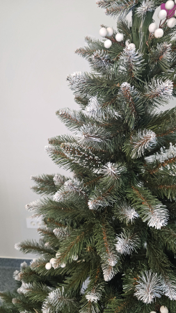 Brad artificial Christmas Deluxe, WhiteBerry, 2D, 180cm [8]