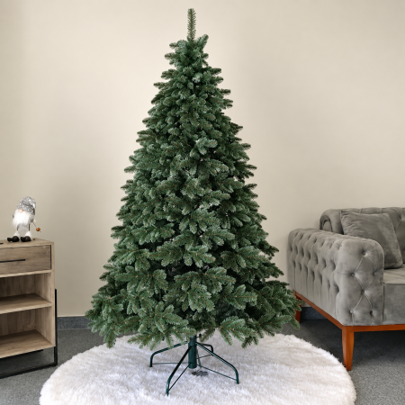 Brazi artificiali - Brad artificial Christmas Deluxe, Canada argintiu, 3D,180cm