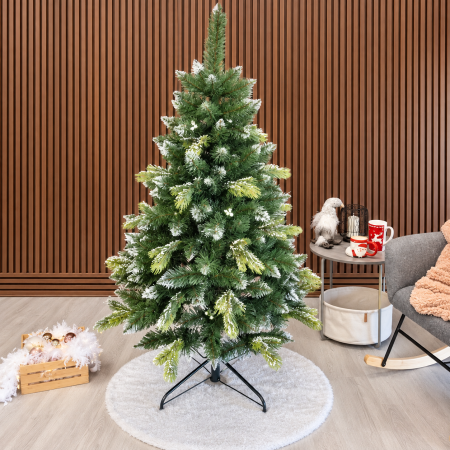 Brazi artificiali - Brad artificial Christmas Deluxe, Diamant, 2D+3D, 150cm