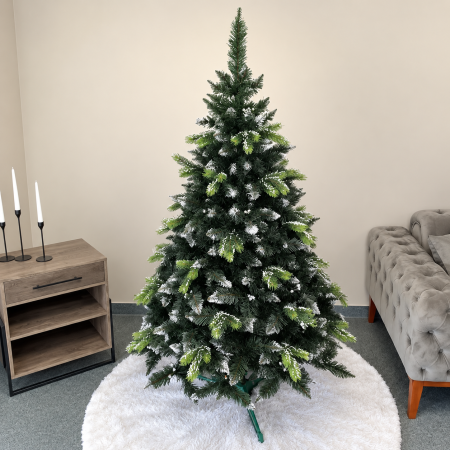 Brazi artificiali - Brad artificial Christmas Deluxe, Diamant, 2D+3D, 180cm