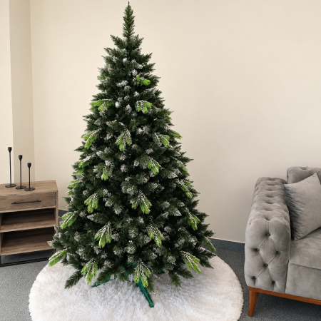 Brazi artificiali - Brad artificial Christmas Deluxe, Diamant, 2D+3D, 200cm