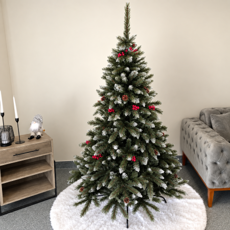 Brazi artificiali - Brad artificial Christmas Deluxe, Frasin de Munte, 2D, 180cm