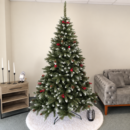 Brazi artificiali - Brad artificial Christmas Deluxe, Frasin de Munte, 2D, 220cm