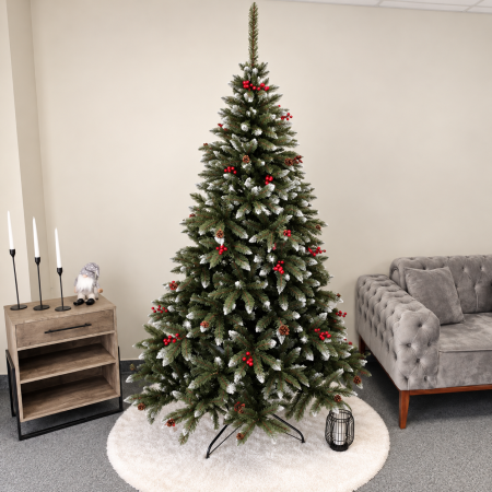 Brazi artificiali - Brad artificial Christmas Deluxe, Frasin de Munte, 2D, 240cm