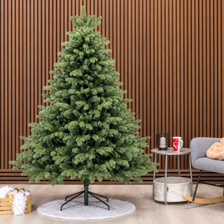 Brazi artificiali - Brad artificial Christmas Deluxe, Norvegia verde, mix 2D+3D, 180 cm