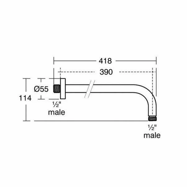 Brat de dus Ideal Standard IdealRain 400 mm [1]