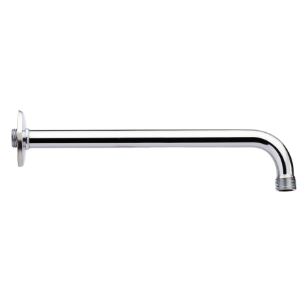 Sisteme de dus - Brat de dus Remer Rubinetterie Wellness 34340, 40 cm, suport perete, G 1/2", cromat, rezistent la calcar si rugina, alama