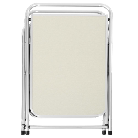 Bucatarie de camping pliabila cu 3 blaturi MDF, cadru aluminiu, portabila pentru exterior, 175x45x110 cm, gri [19]