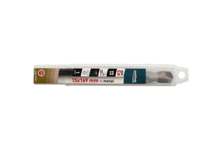 Burghiu metalic Gröne HSS Co, Ø 15 mm, DIN 338, pachet de 1, teava PP [2]