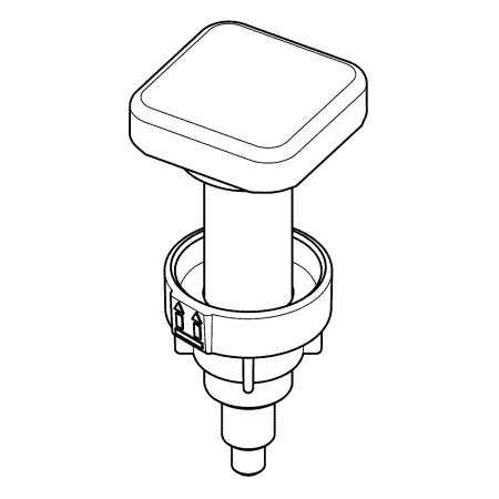 Buton evacuare automata Grohe 42586SD0, pentru chiuvete bucatarie, compatibil K500 / K700, ABS, crom [1]