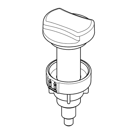 Buton evacuare automata Grohe 42587SD0, pentru chiuvete bucatarie, compatibil K400, ABS, crom [1]