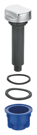 Baie - Buton evacuare chiuveta bucatarie Grohe 42575SD0, plastic, crom