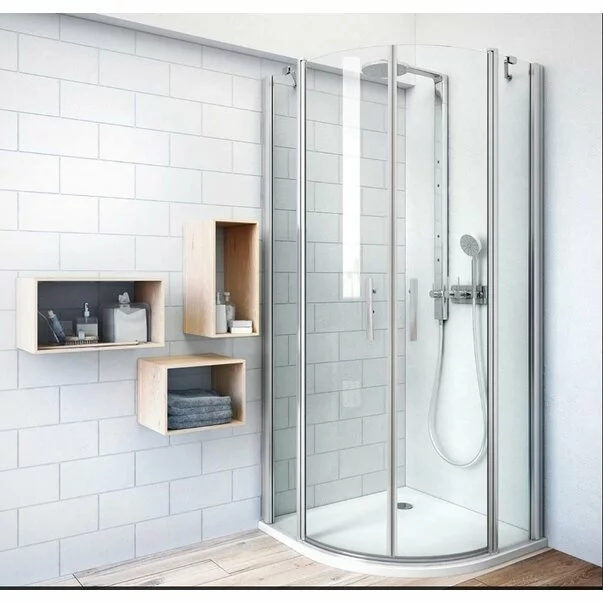 Zona de dus - Cabina de dus semirotunda cu usi glisante Roth Tower Line TR2 Light 900