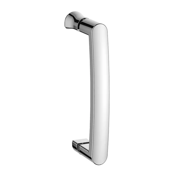 Cabina de dus semirotunda Roth Albis cu usi glisante 90x90 cm crom-transparent [3]