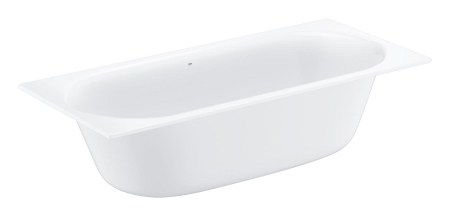 Baie - Cada din ceramica Grohe 3962000H, Essence, incastrata, 180 x 80 x 45 cm, preaplin, cadru otel, fara set instalare, alb