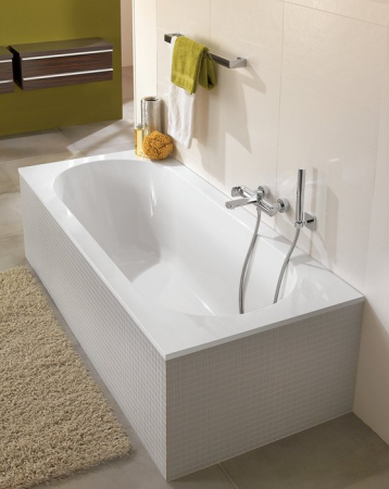 Cazi dreptunghiulare - Cada dreptunghiulara compozit Villeroy&Boch Oberon 160x75 cm Quaryl